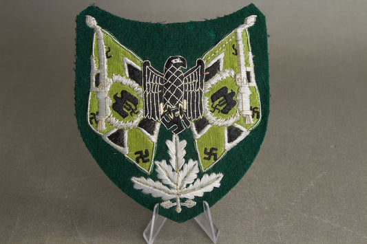 WW2 Tysk "Fahnenträger" Ærmemærke. Meget veludført kopi (museums kvalitet).