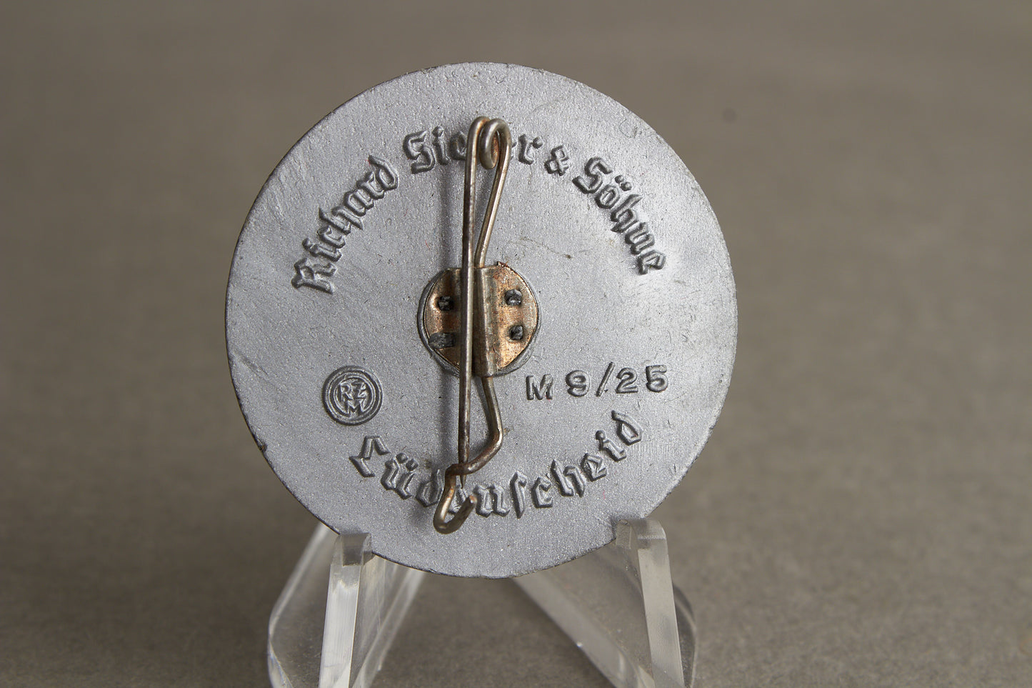 WW2 Tysk NSDAP Tinnie. Original.