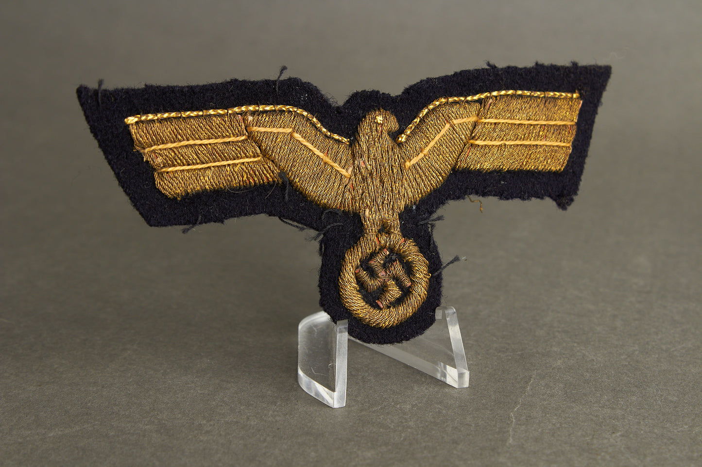 WW2 Tysk Italiensk lavet Kriegsmarine Officer Brystørn. Original.