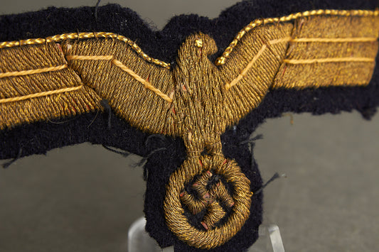 WW2 Tysk Italiensk lavet Kriegsmarine Officer Brystørn. Original.