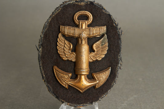 WW2 Tysk Kriegsmarine Specialist Ærmemærke. I Metal. Original.