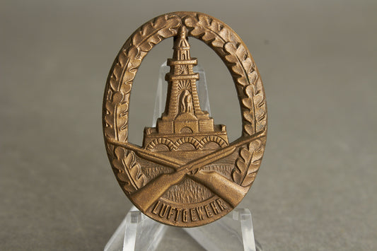 WW2 Tysk Kyffhäuerbund Medalje for skydning med Luftgevær i Bronze. Original.