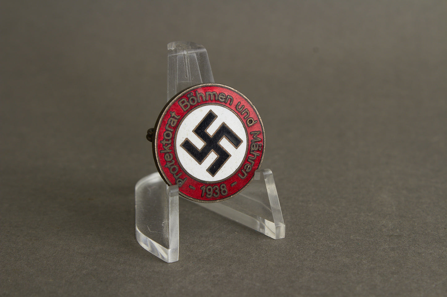 WW2 Tysk NSDAP "Protektorat Bröhmen und Mähren" Medlemsmærke. Se Beskrivelse.
