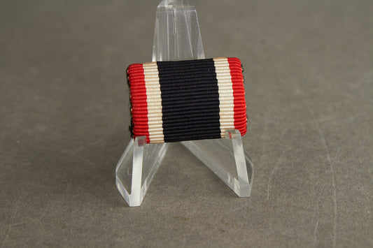 WW2 Tysk Båndspange. Kriegsverdienstkreuz uden sværd. Original.