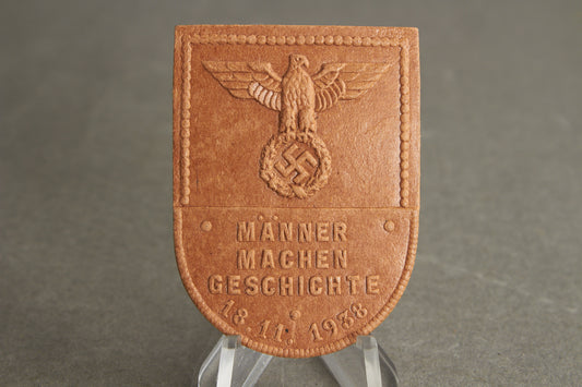 WW2 Tysk NSDAP Tinnie i Pap fra 1938. Original.