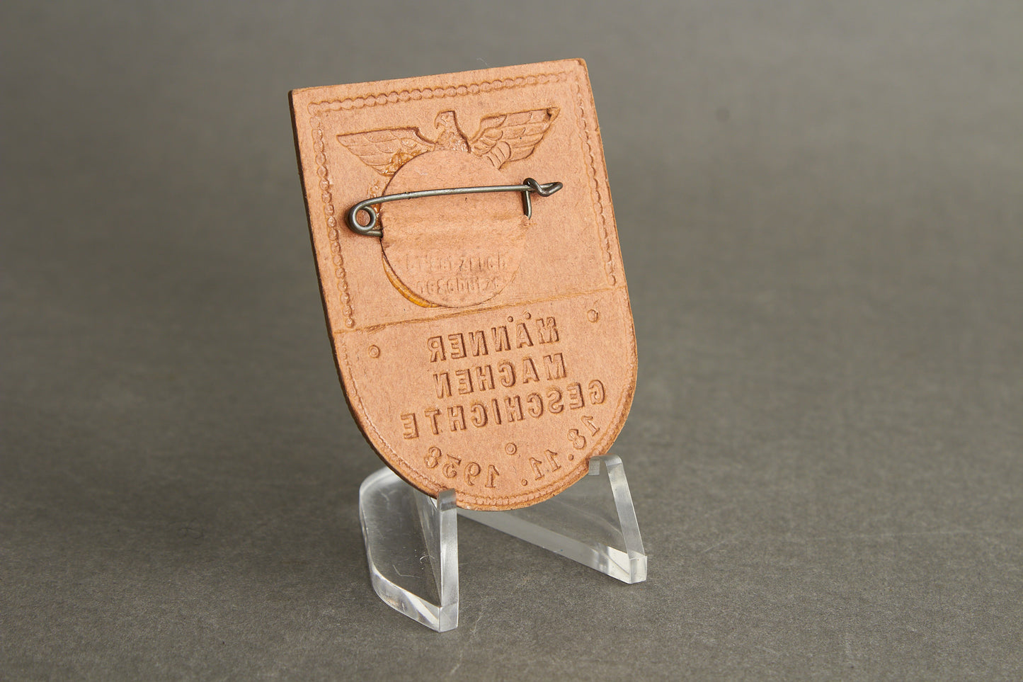 WW2 Tysk NSDAP Tinnie i Pap fra 1938. Original.