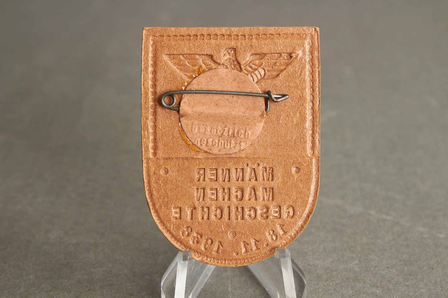 WW2 Tysk NSDAP Tinnie i Pap fra 1938. Original.