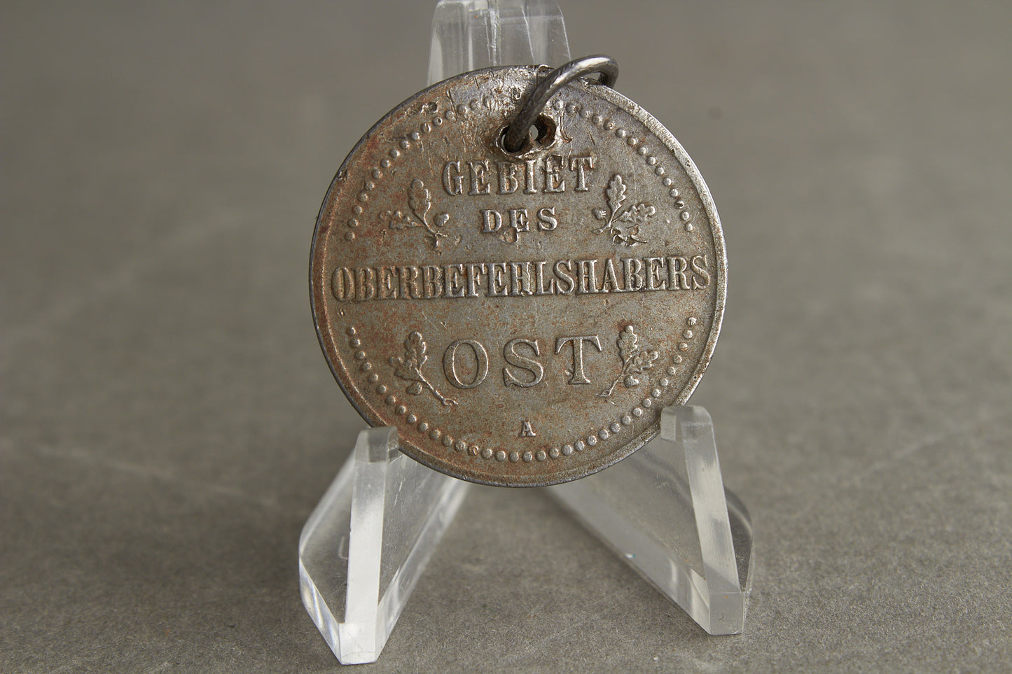 WW1 Tysk Mønt for besættelsen af Russiske områder. Original.