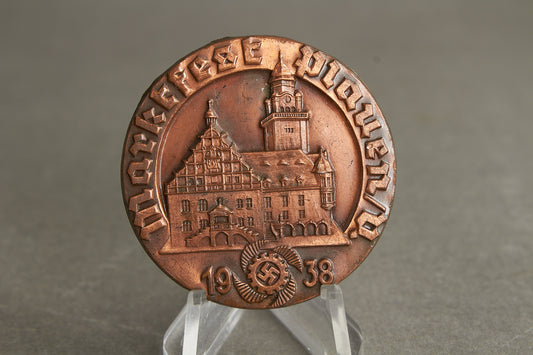 WW2 Tysk Kraft durch Freude (KdF) Tinnie fra 1938. Original.