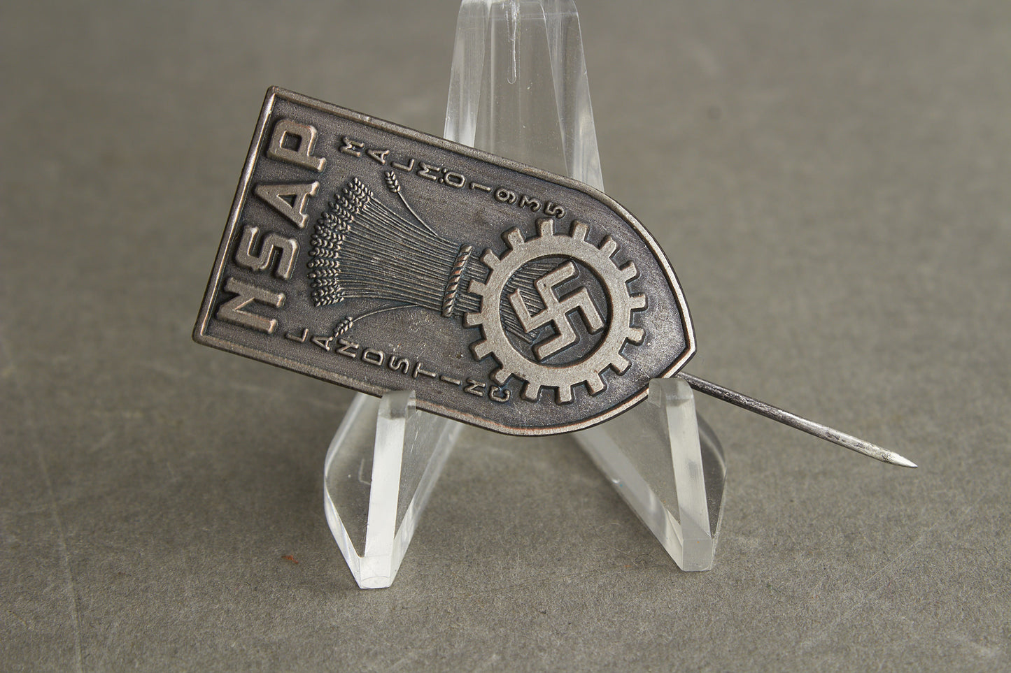 WW2 Tysk/Svensk "NSAP" (Nationalsocialistiska Arbetarepartiet) Landsting 1935 Tinnie. Se beskrivelse.