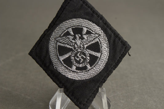 WW2 Tysk NSKK Chauffør ærmemærke. 1. model med tidlig ørn. Sjælden. Original.
