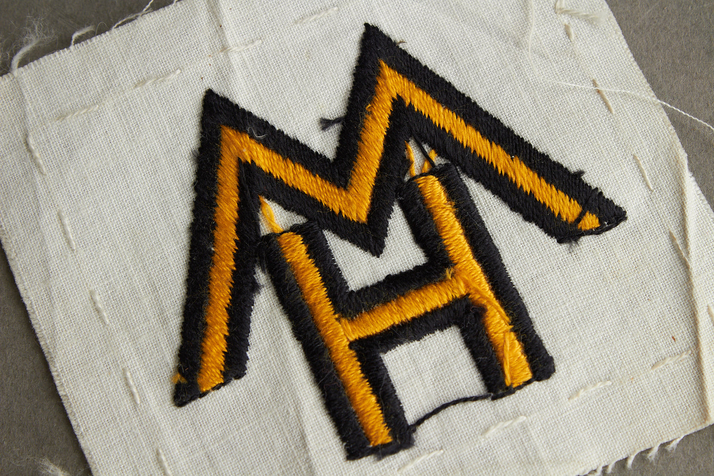 WW1 Tysk Veteran Stofmærke (Kyffhäuserbund, Stahlhelmbund mv), fra ukendt lokalforening. Original.