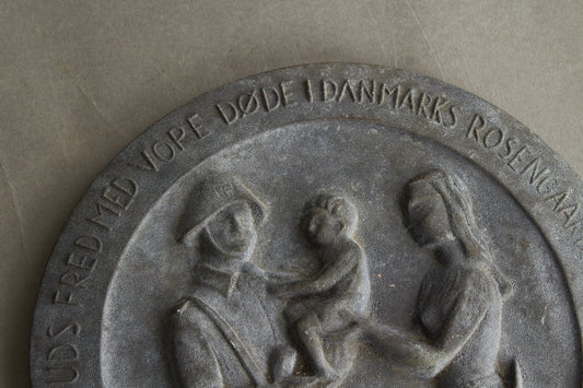 WW2 Dansk Befrielse/Frihedskæmper Platte. Original.