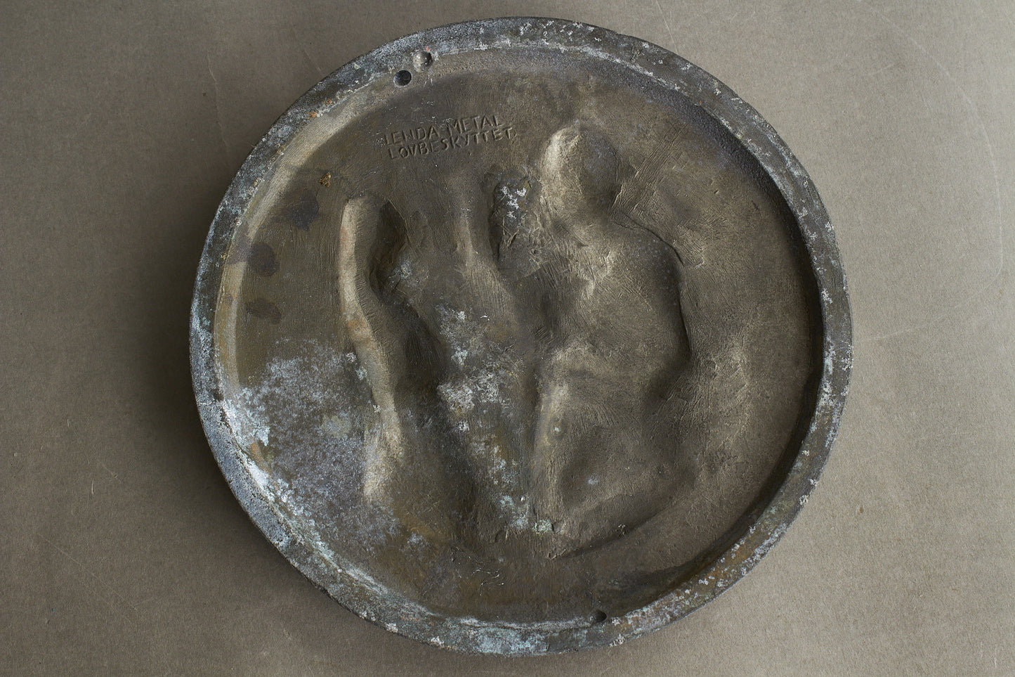 WW2 Dansk Befrielse/Frihedskæmper Platte. Original.