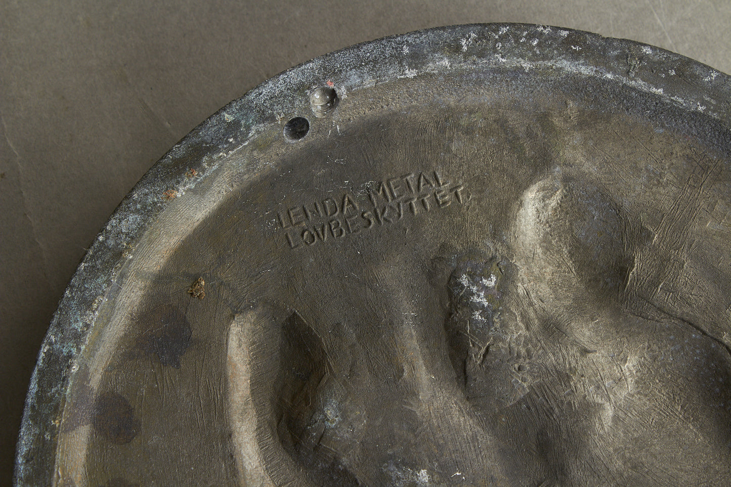 WW2 Dansk Befrielse/Frihedskæmper Platte. Original.
