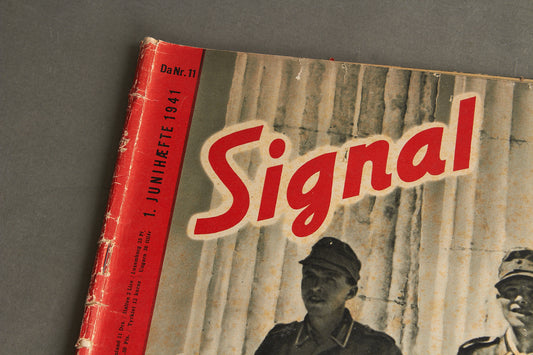 WW2 Tysk/Dansk Signal Blad. Original.