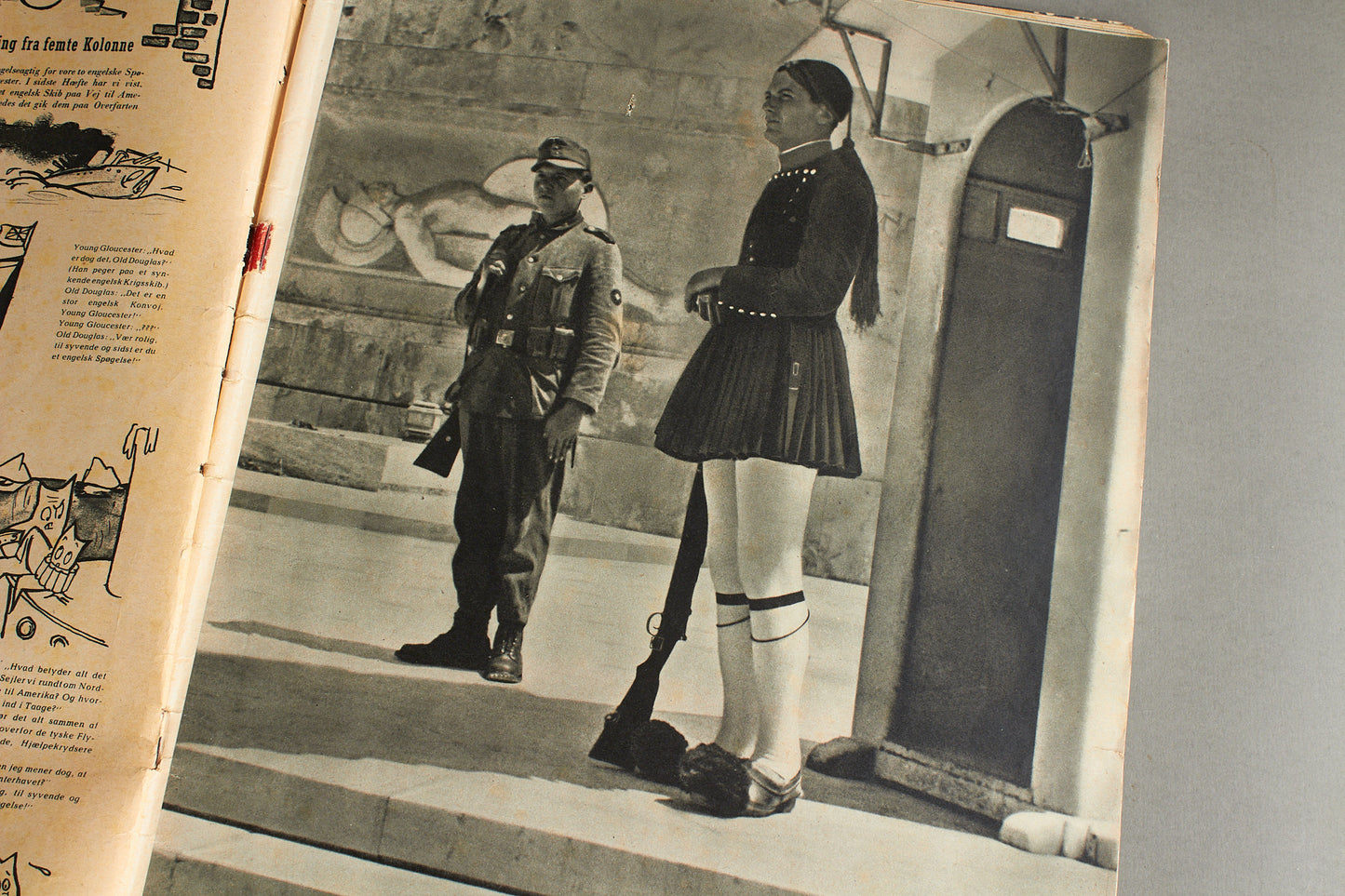 WW2 Tysk/Dansk Signal Blad. Original.