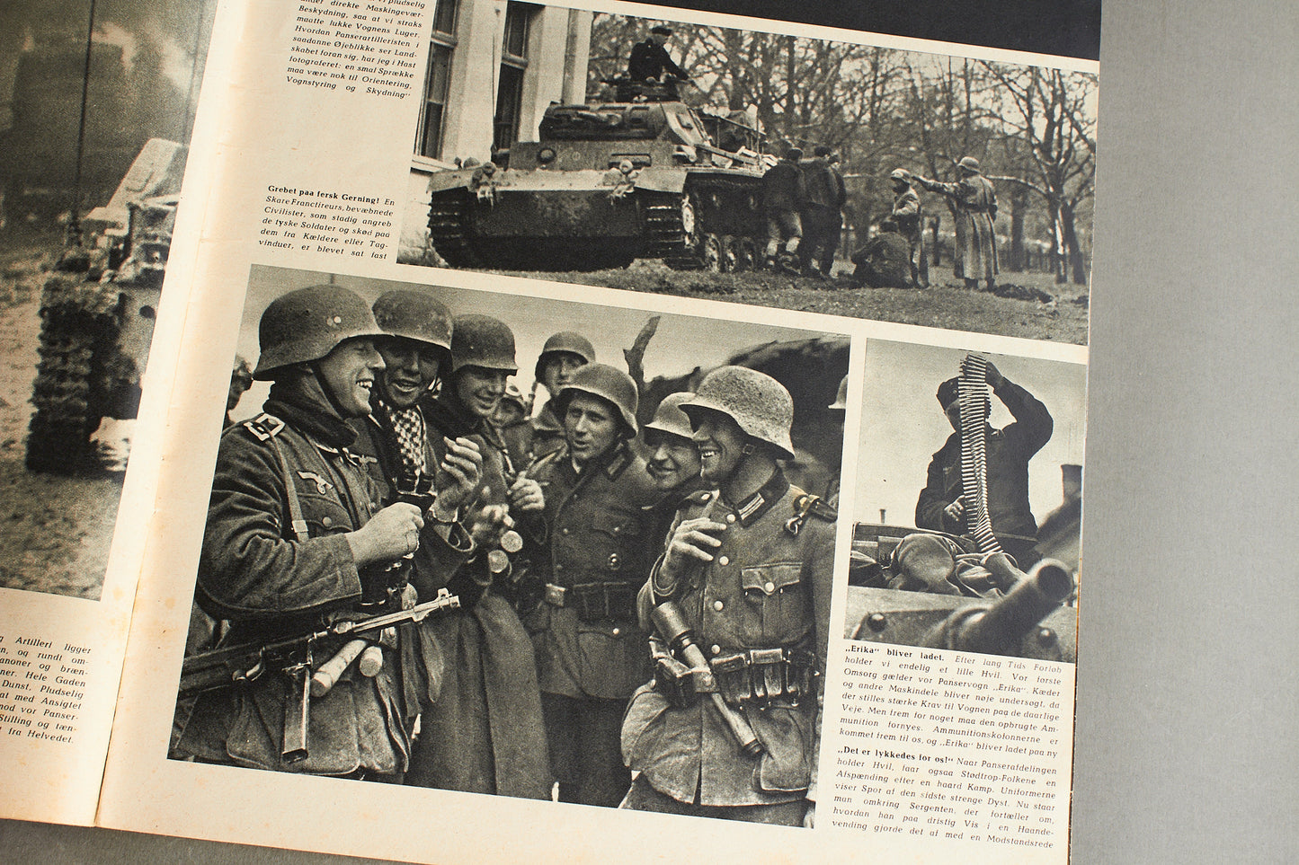 WW2 Tysk/Dansk Signal Blad. Original.