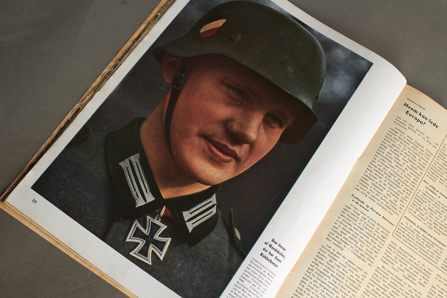 WW2 Tysk/Dansk Signal Blad. Original.