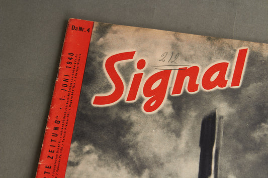 WW2 Tysk/Dansk Signal Blad. Original.