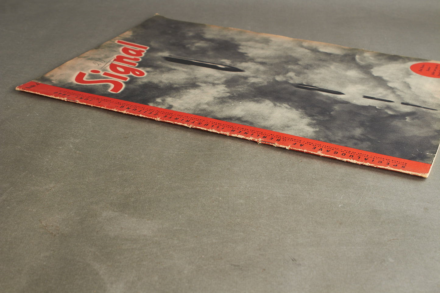 WW2 Tysk/Dansk Signal Blad. Original.