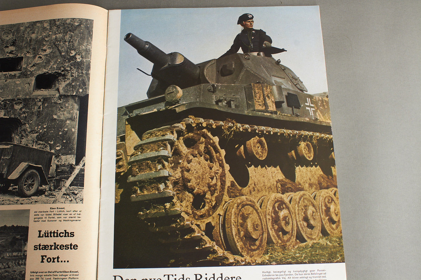 WW2 Tysk/Dansk Signal Blad. Original.