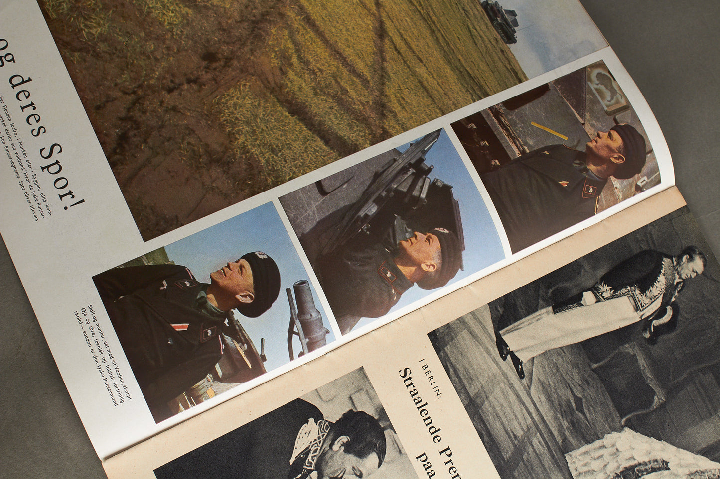 WW2 Tysk/Dansk Signal Blad. Original.