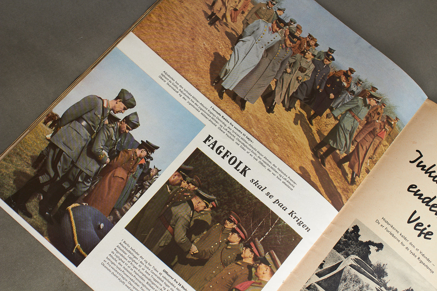 WW2 Tysk/Dansk Signal Blad. Original.