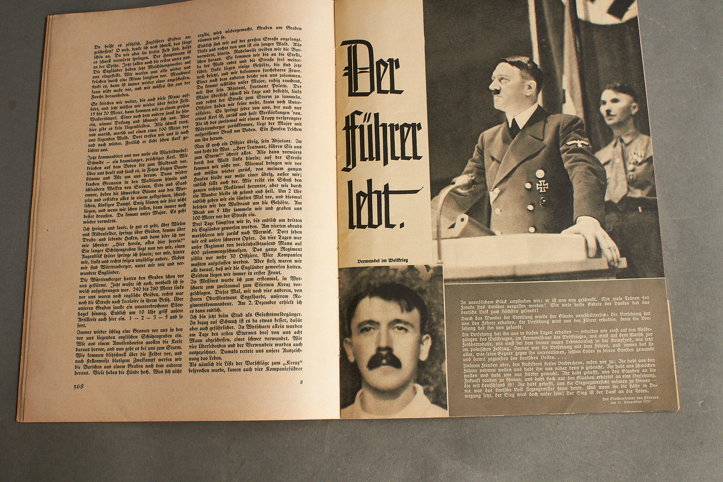 WW2 Tysk NSDAP Blad fra 1939. Original.