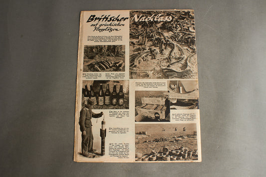 WW2 Tysk Luftwaffe "Der Adler" Blad fra 1941. Original.