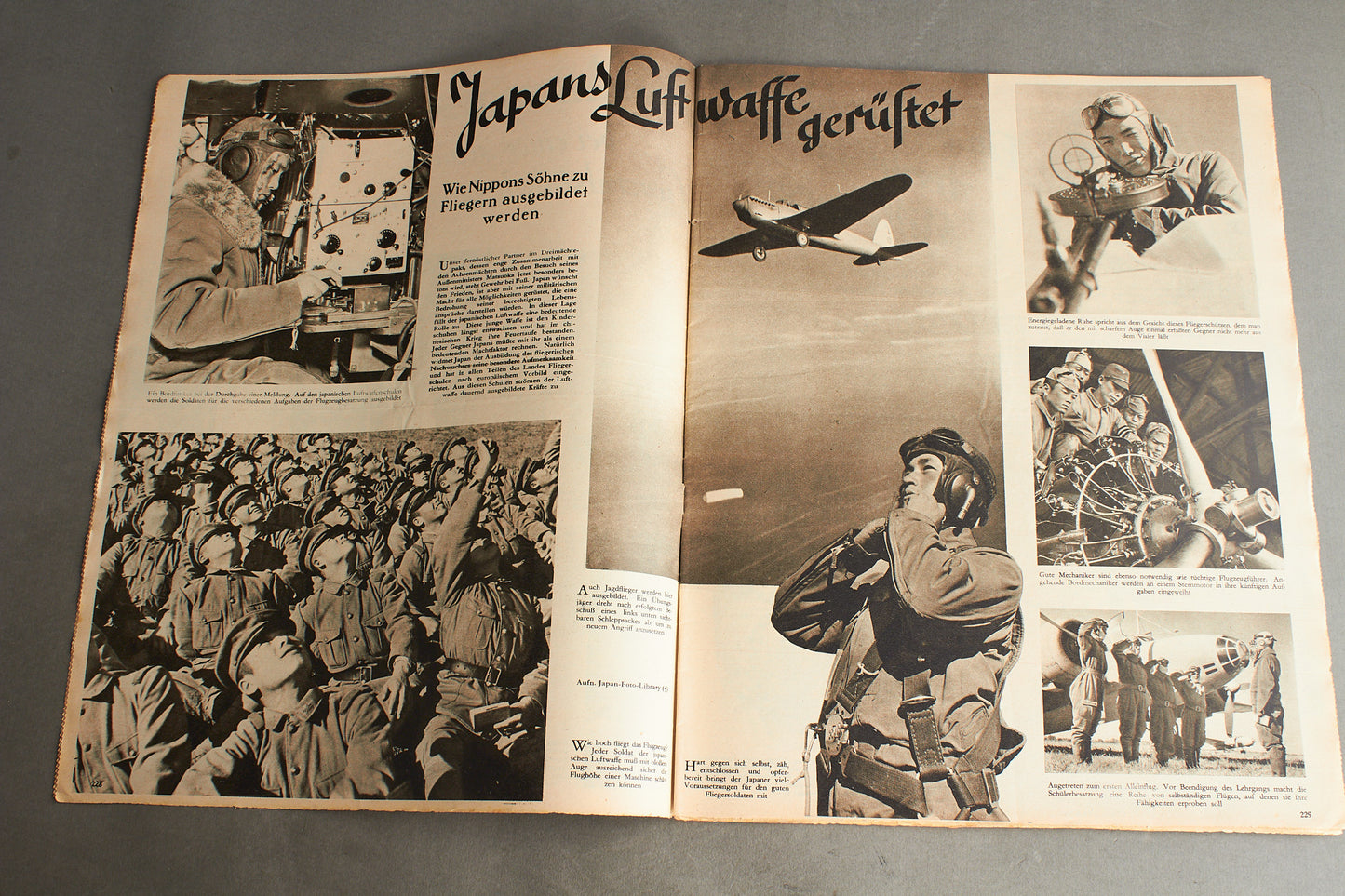WW2 Tysk Luftwaffe "Der Adler" Blad. Original.