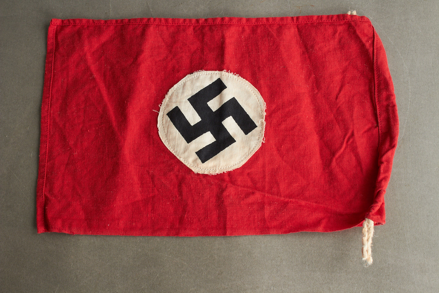 WW2 Tysk NSDAP Firkantet Vimpel. Original.