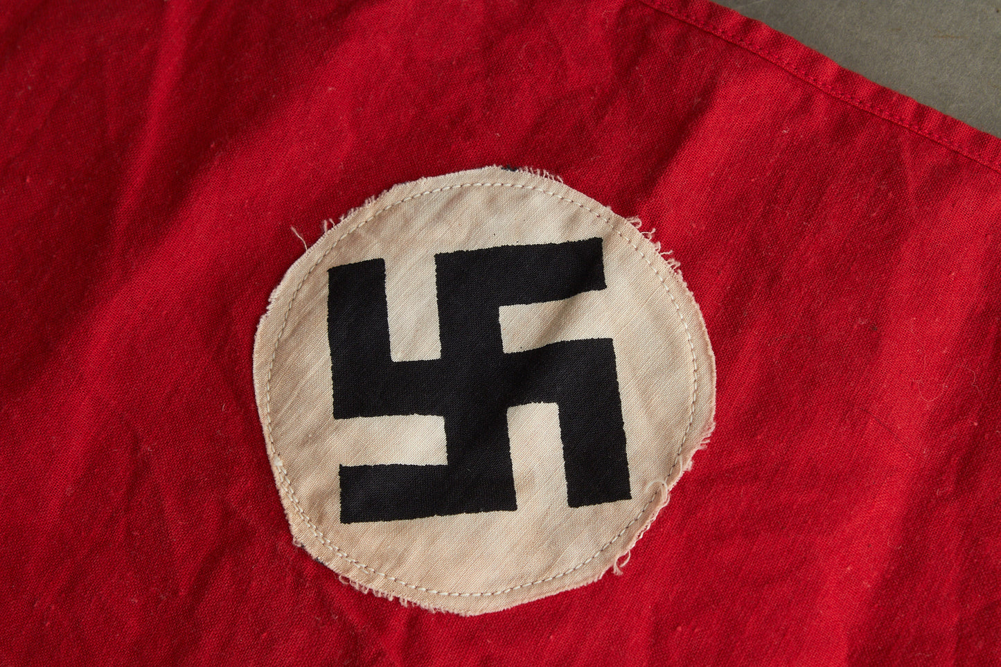 WW2 Tysk NSDAP Firkantet Vimpel. Original.
