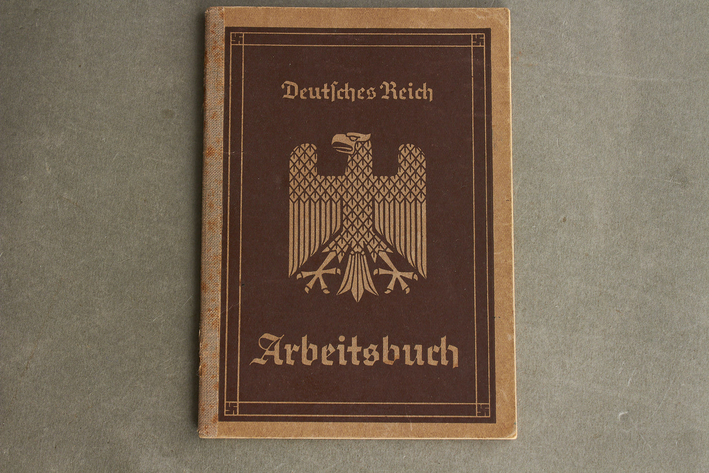 WW2 Tysk Arbeitsbuch fra Flensburg. Efternavn "Hansen". Original.