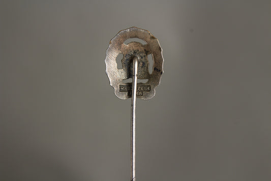 WW2 Tysk DRL Sportabzeichen i Sølv Miniature. Original.