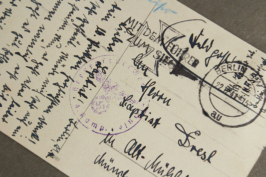 WW2 Tysk Feldpost. Original.