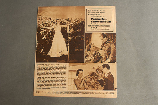 WW2 Tysk Film hæfte. Original.