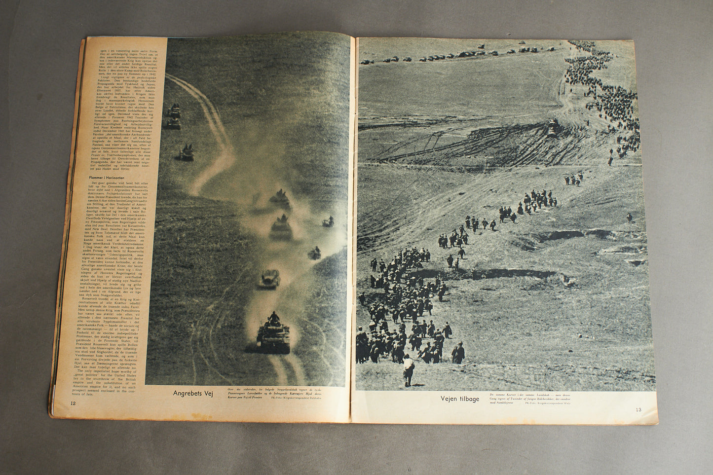 WW2 Tysk/Dansk Signal Blad. Original.