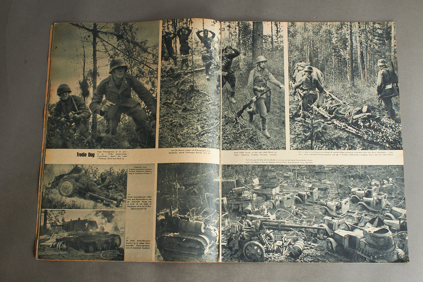 WW2 Tysk/Dansk Signal Blad. Original.