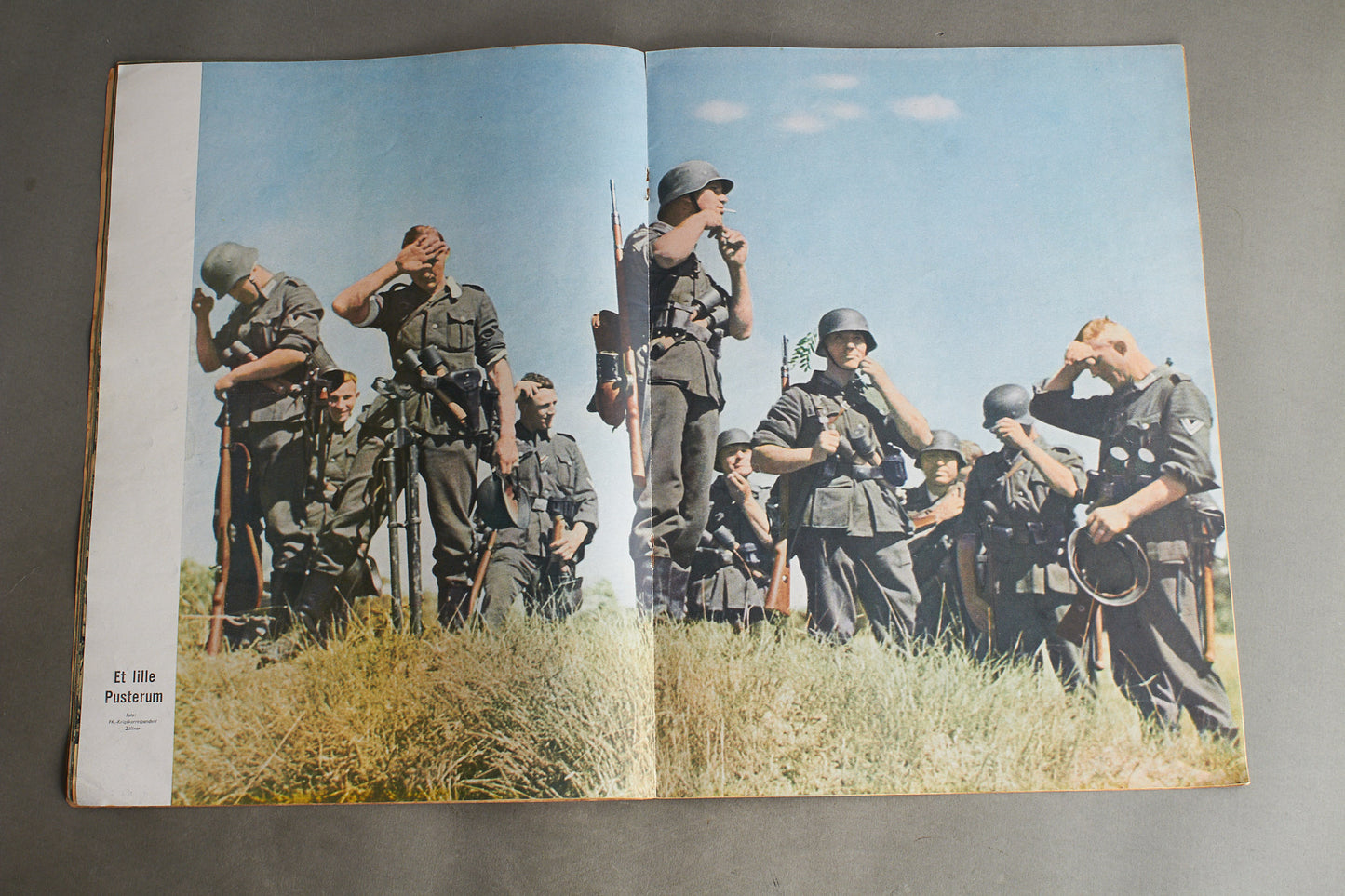 WW2 Tysk/Dansk Signal Blad. Original.