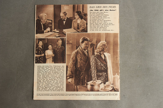 WW2 Tysk Spillefilm Hæfte. Original.