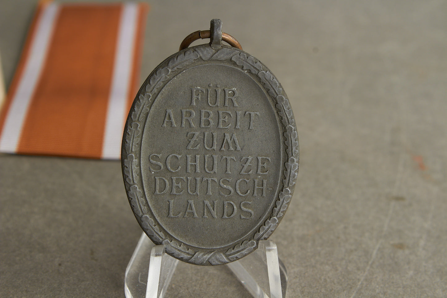 WW2 Tysk Westwall Medalje. Original.
