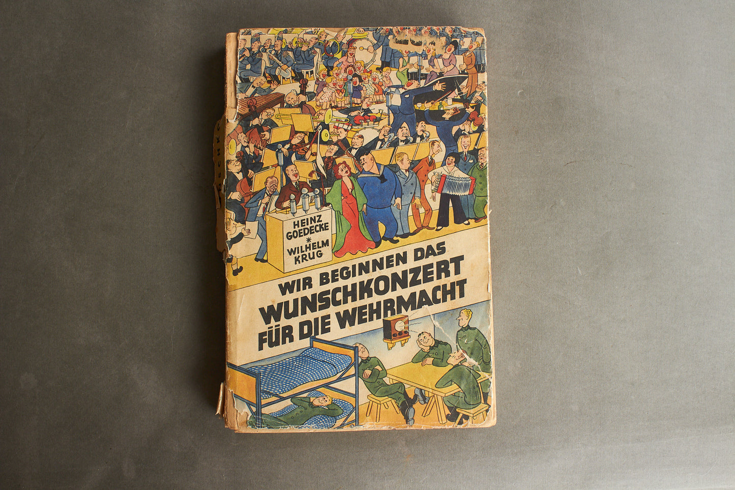 WW2 Tysk Wehrmacht Bog. Original.