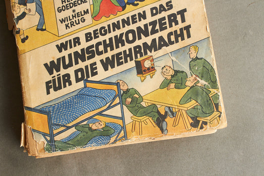 WW2 Tysk Wehrmacht Bog. Original.