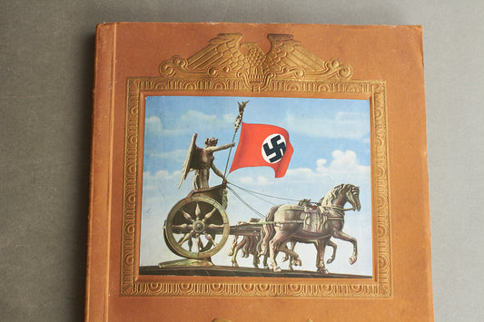 WW2 Tysk NSDAP "Cigaretten Album" "Kampf um's Drittes Reich". Næsten komplet. Original.