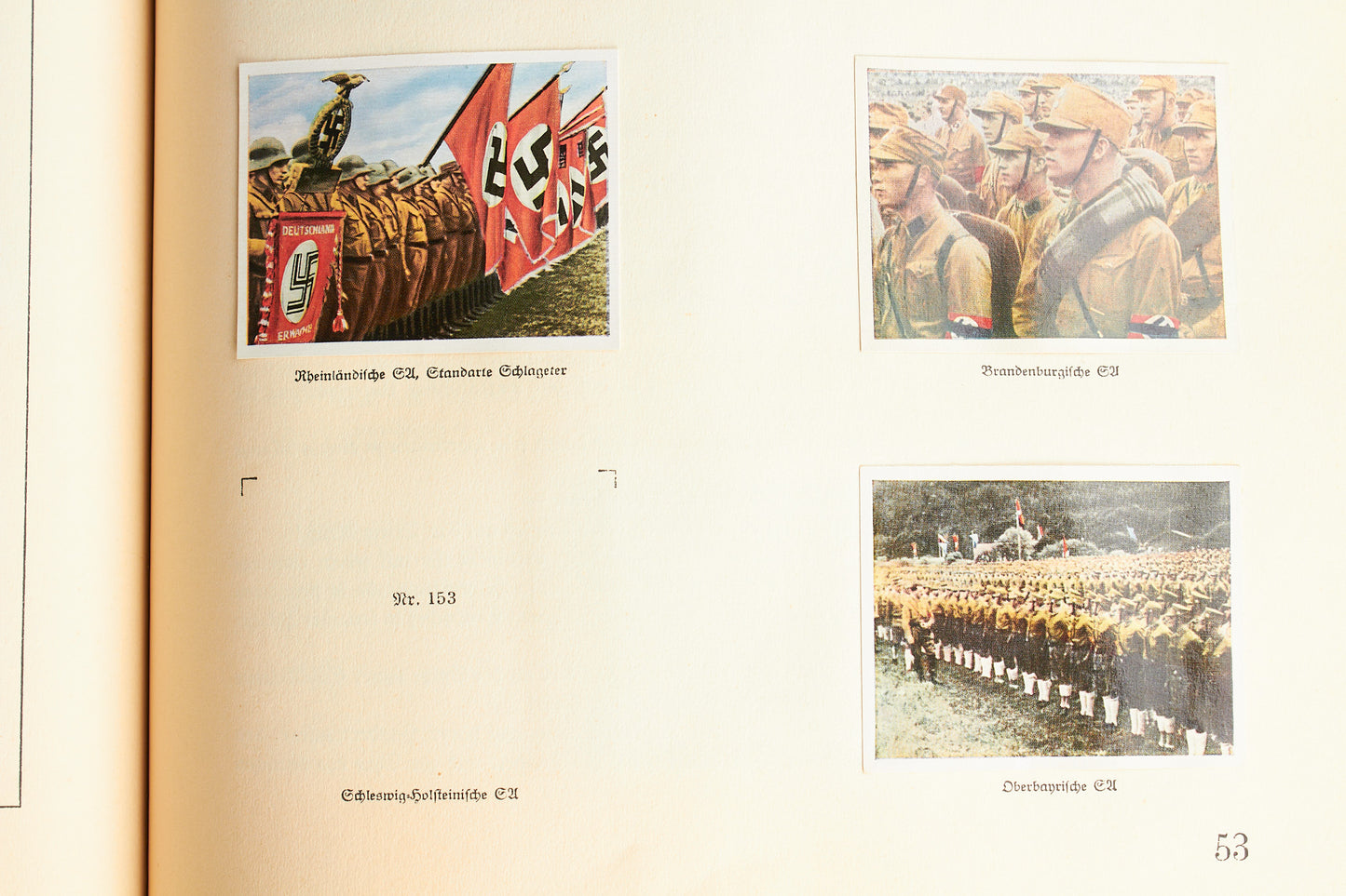 WW2 Tysk NSDAP "Cigaretten Album" "Kampf um's Drittes Reich". Næsten komplet. Original.