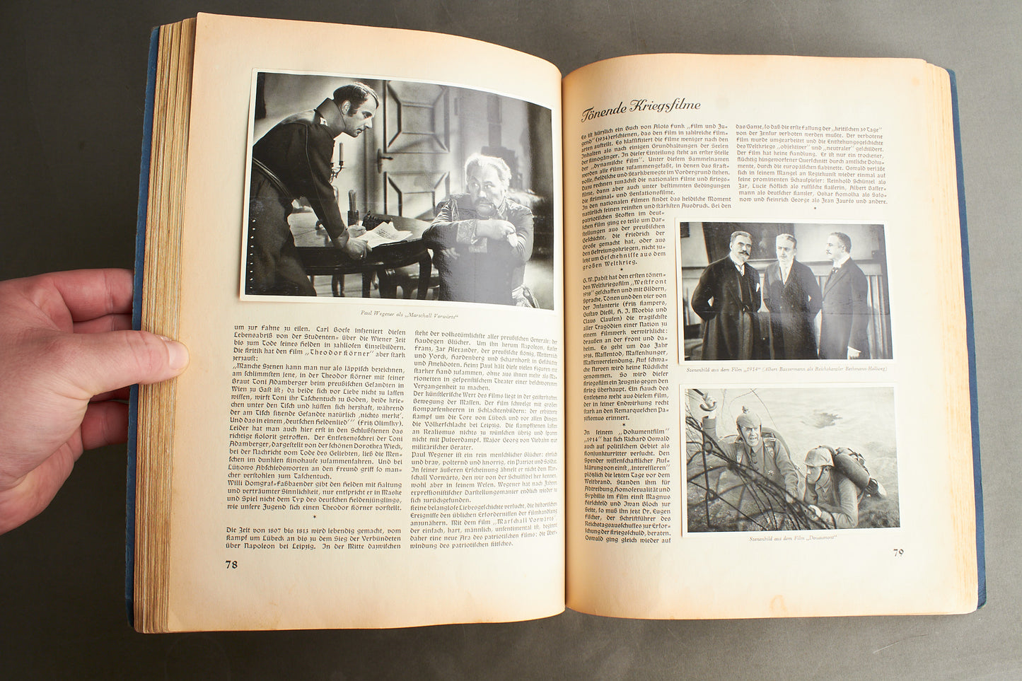 WW2 Tysk "Cigaretten Album" "Vom Werden Deutscher Filmkunst". Næsten komplet. Original.