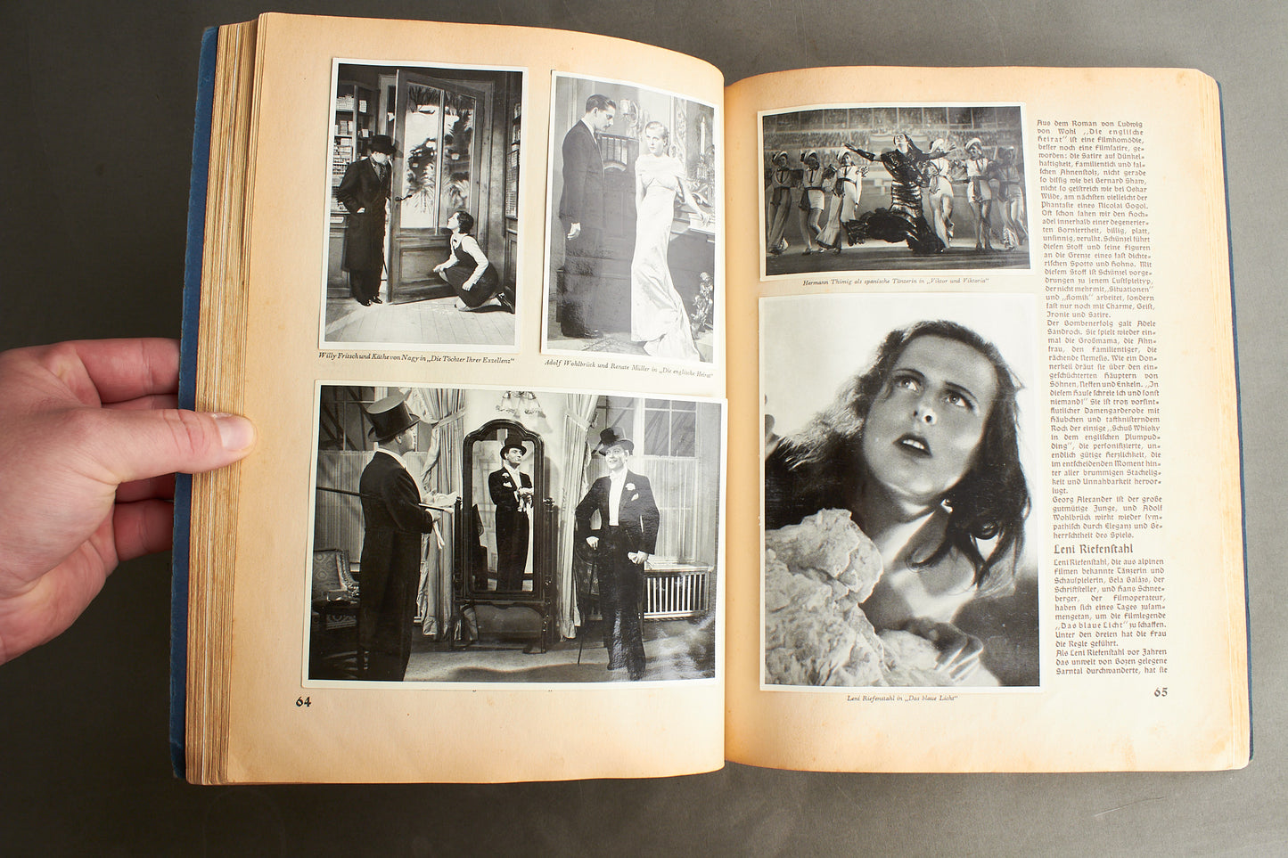 WW2 Tysk "Cigaretten Album" "Vom Werden Deutscher Filmkunst". Næsten komplet. Original.