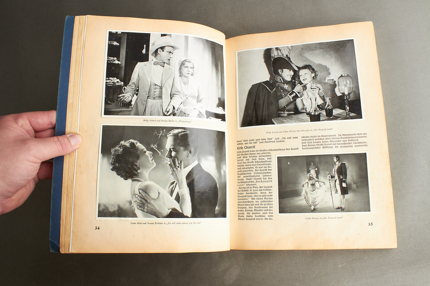 WW2 Tysk "Cigaretten Album" "Vom Werden Deutscher Filmkunst". Næsten komplet. Original.