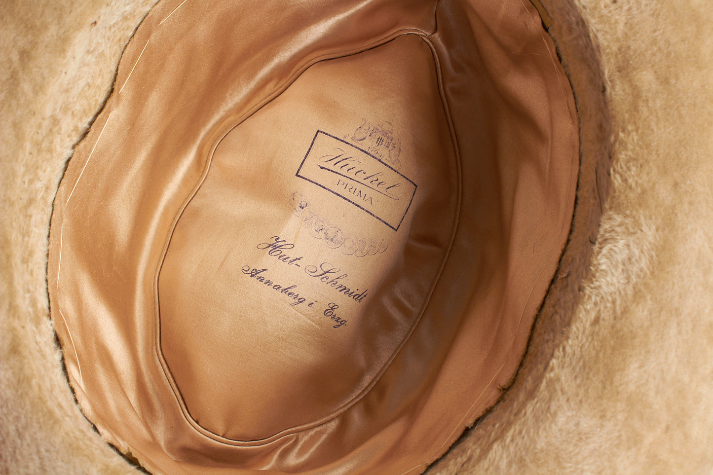 WW1/WW2 Tysk Hat fra 1920/30'erne. God til display. Original.
